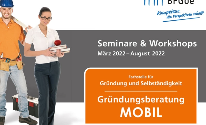 Seminare und Workshops der Gründungsberatung Mobil